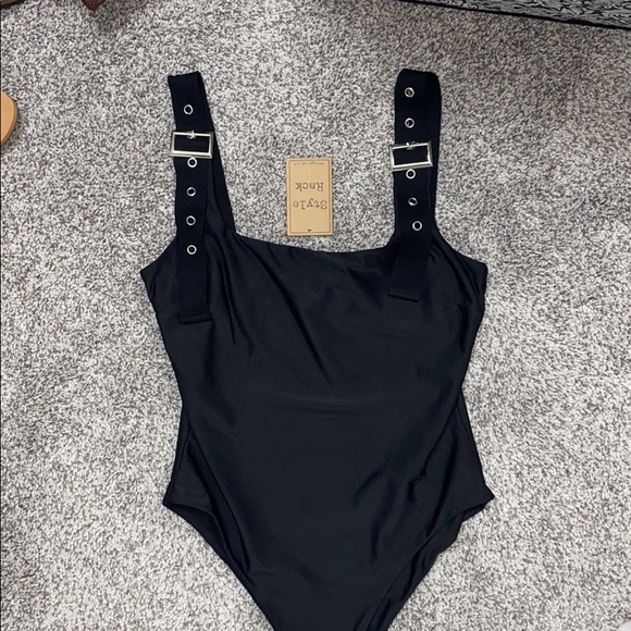 Vici Tops - Black silky body suit